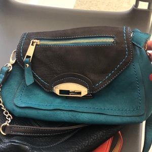 Urban expressions leather crossbody purse